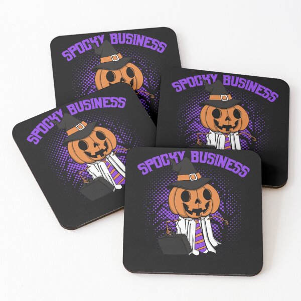 Item preview, Retro Funny Pumpkin Ghost Spooky Business Boosheet Boo Happy Halloween Spooky designed and sold by BBBLClo.