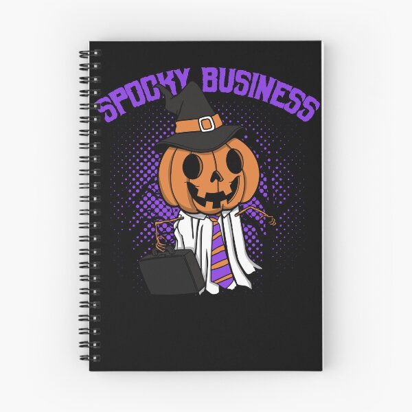 Item preview, Retro Funny Pumpkin Ghost Spooky Business Boosheet Boo Happy Halloween Spooky designed and sold by BBBLClo.