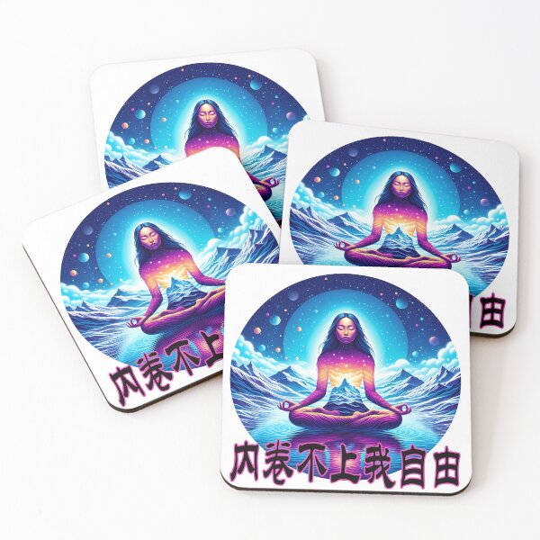 Item preview, Unbothered by the rat race, I’m free (内卷不上我自由) [13] designed and sold by Black Sands Art.