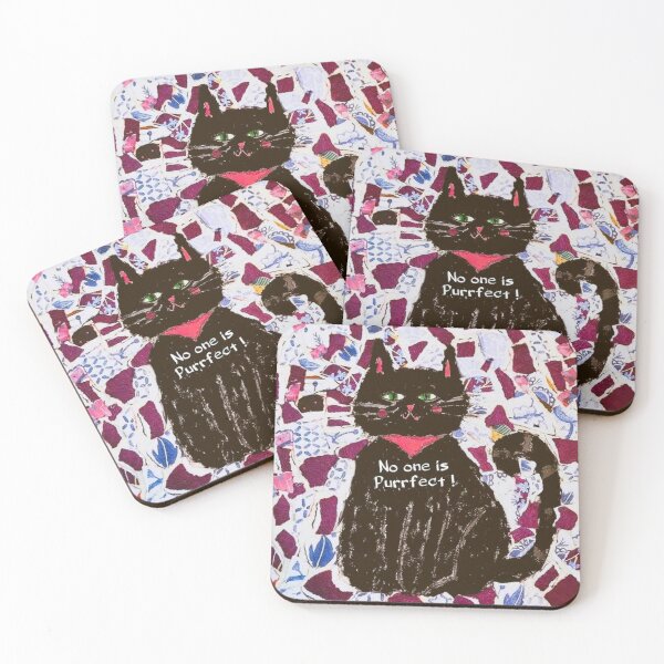 Item preview, No one is Purrfect Cat  designed and sold by FiHoneymanArt.
