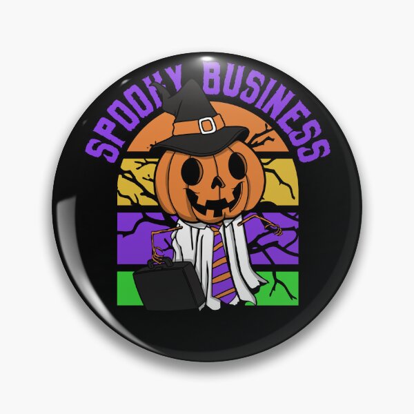 Item preview, Retro Sunset Funny Pumpkin Ghost Spooky Business Boosheet Boo Happy Halloween Spooky designed and sold by BBBLClo.