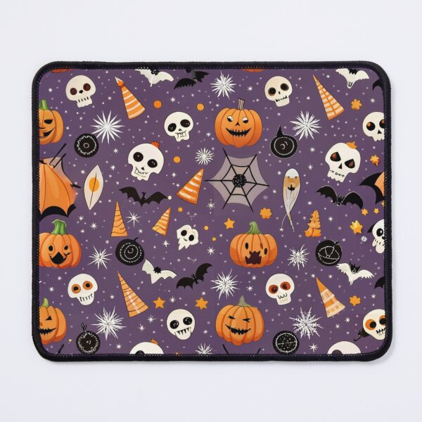 Item preview, Purple Spooky Season Halloween Pattern designed and sold by Sol-threads.
