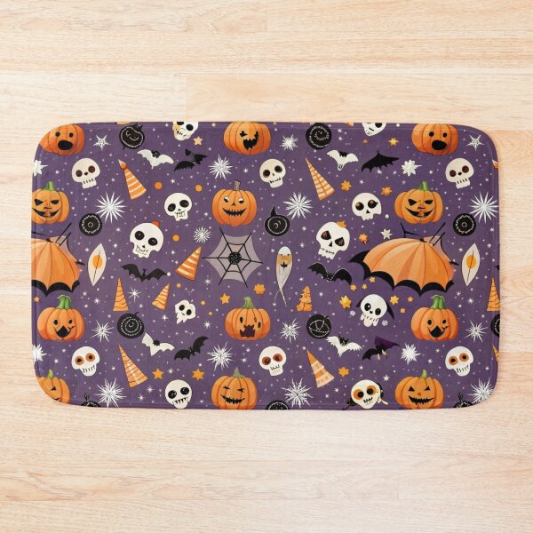 Item preview, Purple Spooky Season Halloween Pattern designed and sold by Sol-threads.
