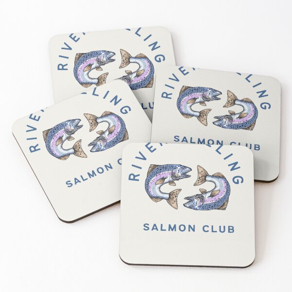 Item preview, Two River Salmons with Two Captions designed and sold by ShirtLife1.