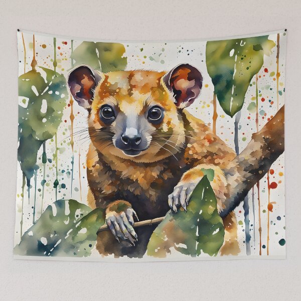Item preview, Kinkajou (Costa Rica) - World Wildlife Watercolour-style designed and sold by Country-Artist.