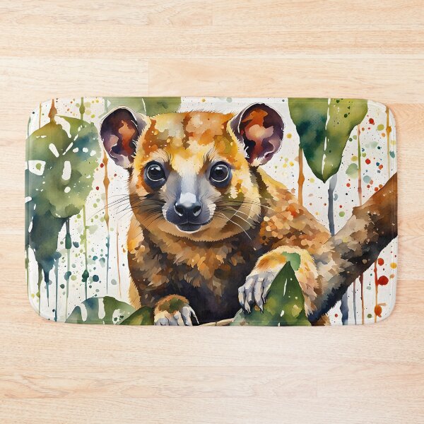 Item preview, Kinkajou (Costa Rica) - World Wildlife Watercolour-style designed and sold by Country-Artist.