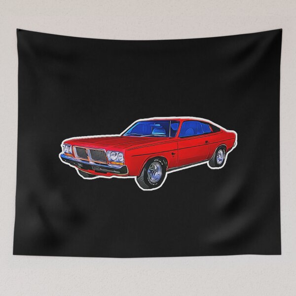 Item preview, Red CM Valiant Hardtop - Australian Muscle Car Icon designed and sold by Michael van der Hoorn.