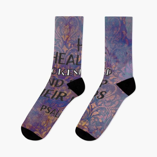 Item preview, He heals the brokenhearted and binds up their wounds designed and sold by JLZS.
