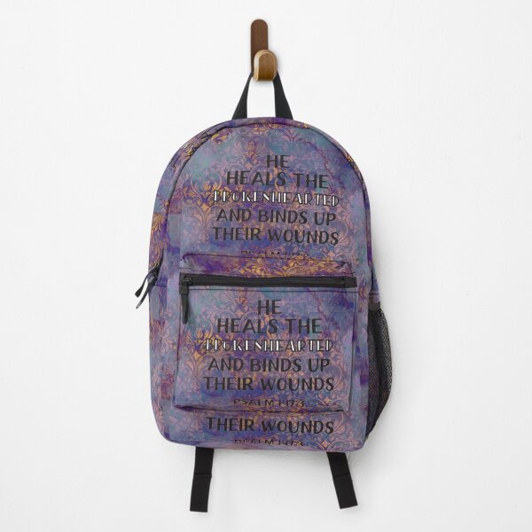 Item preview, He heals the brokenhearted and binds up their wounds designed and sold by JLZS.