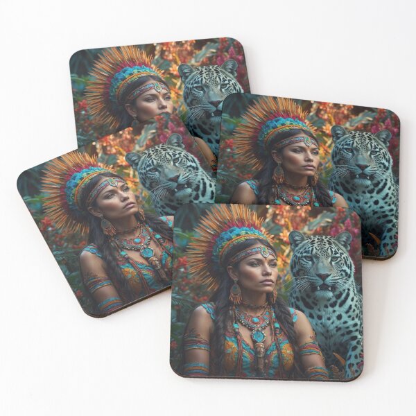 Item preview, Jaguar Priestess designed and sold by EvolvetoEcology.