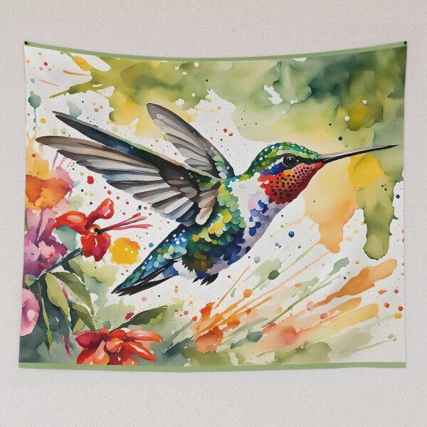 Item preview, Hummingbird - World Wildlife Watercolour Style designed and sold by Country-Artist.