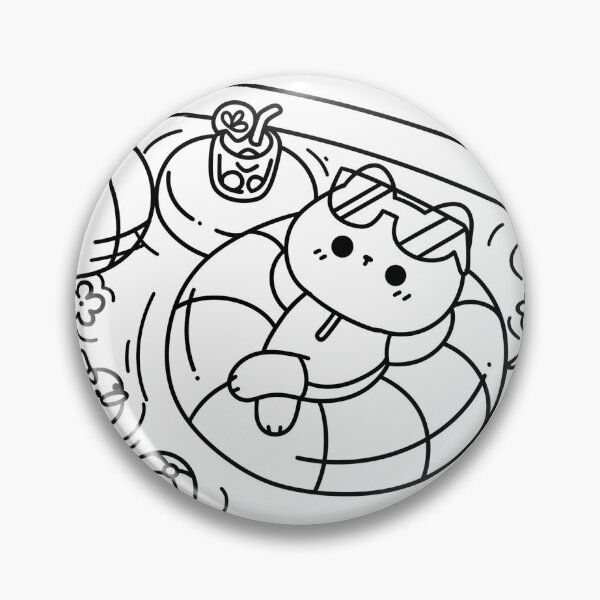 Artikelvorschau, Gemütliche Katze im Pool, entspanntes Kätzchen entworfen und verkauft von millistudio.