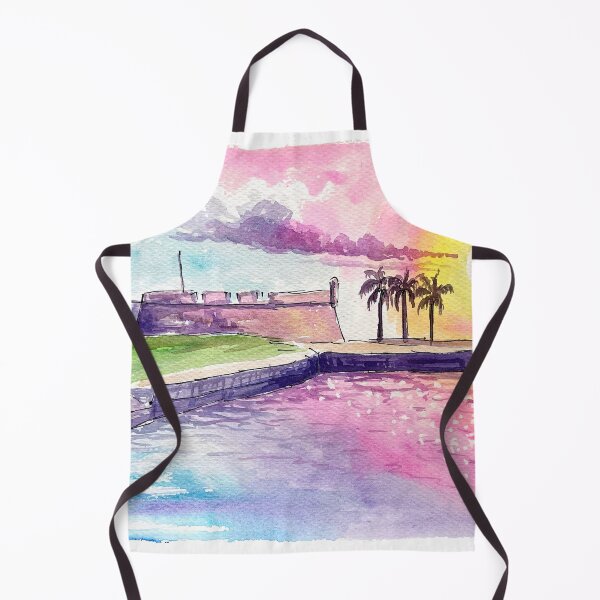 Item preview, Historic Spanish Fort in St Augustine Florida at Sunset designed and sold by artshop77.