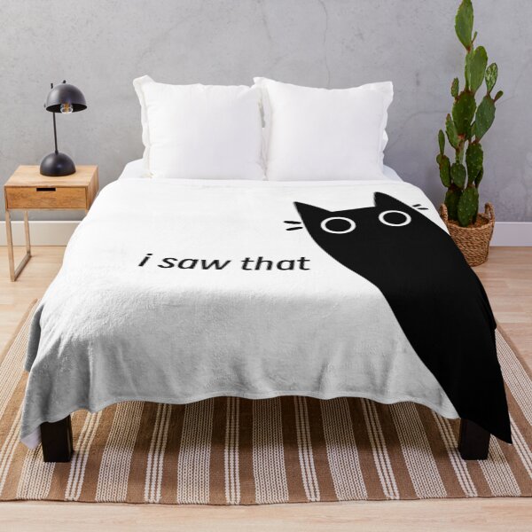 Item preview, i saw that - black cat designed and sold by Solena Joy.