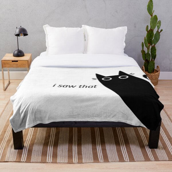 Item preview, i saw that - black cat designed and sold by Solena Joy.