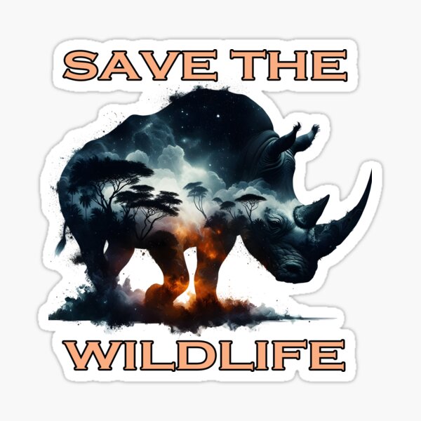 Item preview, save the wild life designed and sold by aliraweb.
