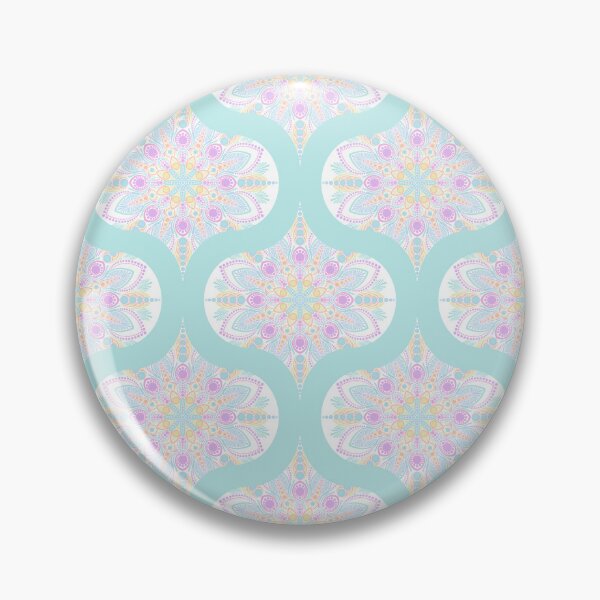 Item preview, Pastel Rainbow Ice Cream Sundae Retro Ogee Mandala designed and sold by Triplicate Limited.