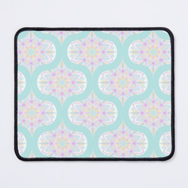 Item preview, Pastel Rainbow Ice Cream Sundae Retro Ogee Mandala designed and sold by Triplicate Limited.