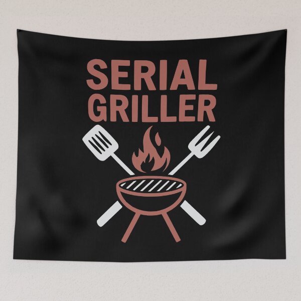 Item preview, Serial Griller BBQ Dad Grill Master Barbecue Funny Cooking Humor designed and sold by janastefa.