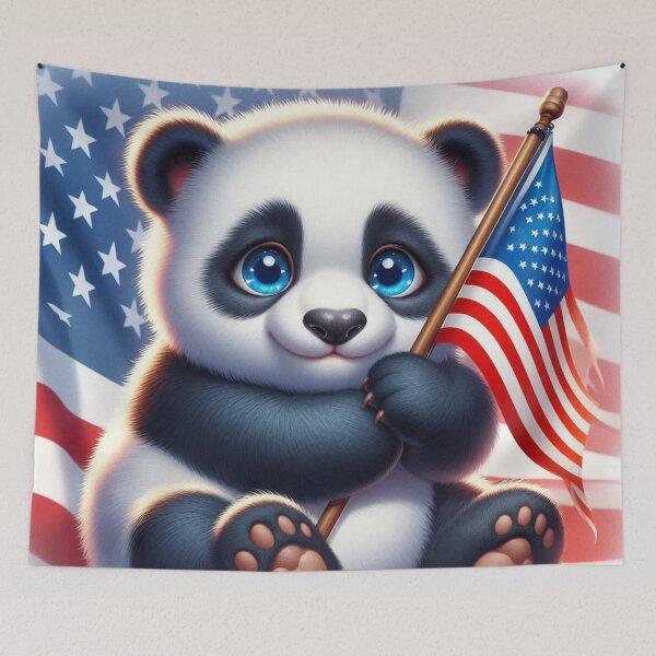 Item preview, USA Panda 2 designed and sold by PANDALOVEART.