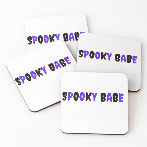 Item preview, Spooky Babe Halloween Text Graphic  designed and sold by pasteldreams26.