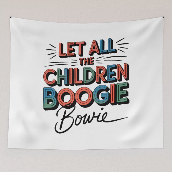 Item preview, David Bowie, Let All The Children Boogie, David Bowie Starman designed and sold by graphic-genie.