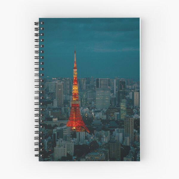 Item preview, Illuminated Tokyo Tower Against Night Skyline designed and sold by pepperonishots.