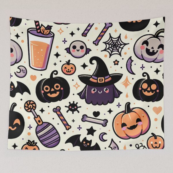 Item preview, Cute Halloween Pattern designed and sold by Travelcases.
