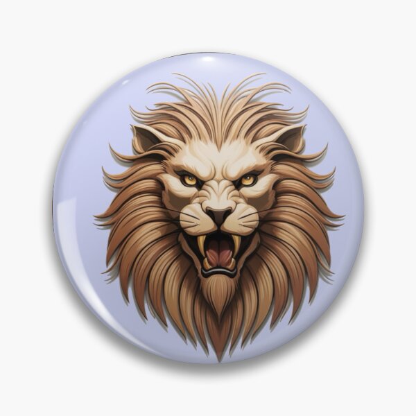 Item preview, A lion with its mouth open and teeth bared designed and sold by PWDigitalArt.