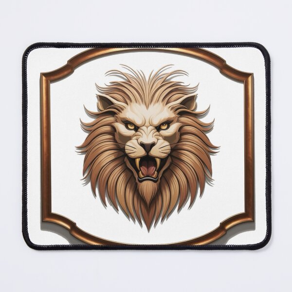 Item preview, A lion with its mouth open and teeth bared designed and sold by PWDigitalArt.