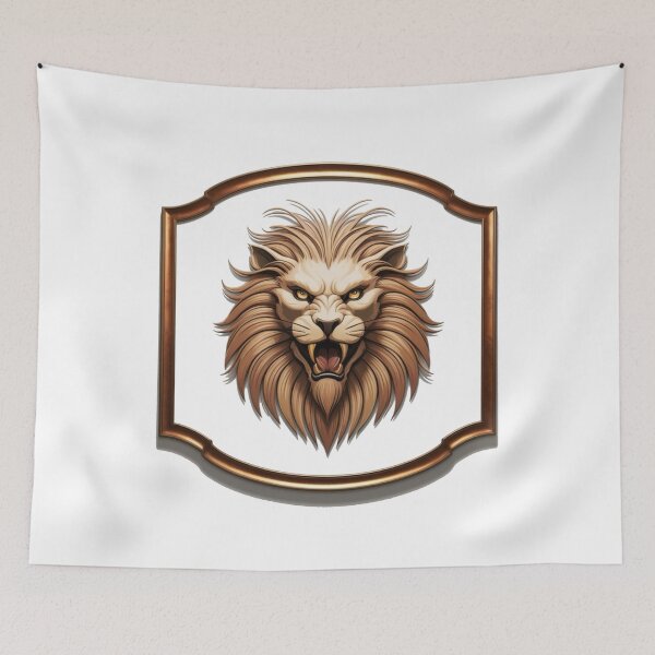 Item preview, A lion with its mouth open and teeth bared designed and sold by PWDigitalArt.