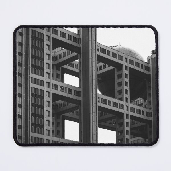 Item preview, Monochrome Fuji TV Building in Odaiba designed and sold by pepperonishots.