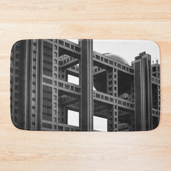 Item preview, Monochrome Fuji TV Building in Odaiba designed and sold by pepperonishots.