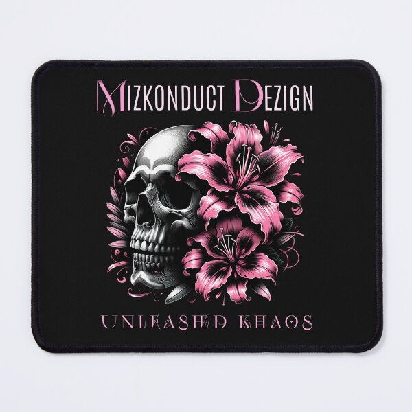 Item preview, Mizkonduct Dezign Brand Elegant Flowers and Skull designed and sold by Mac7734.