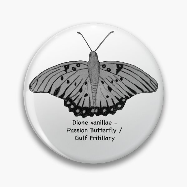 Item preview, Passion Butterfly / Gulf Fritillary - Dione vanillae designed and sold by scarpacific.