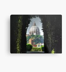 Vatican and St Peters LATEST VERSION Metal Print