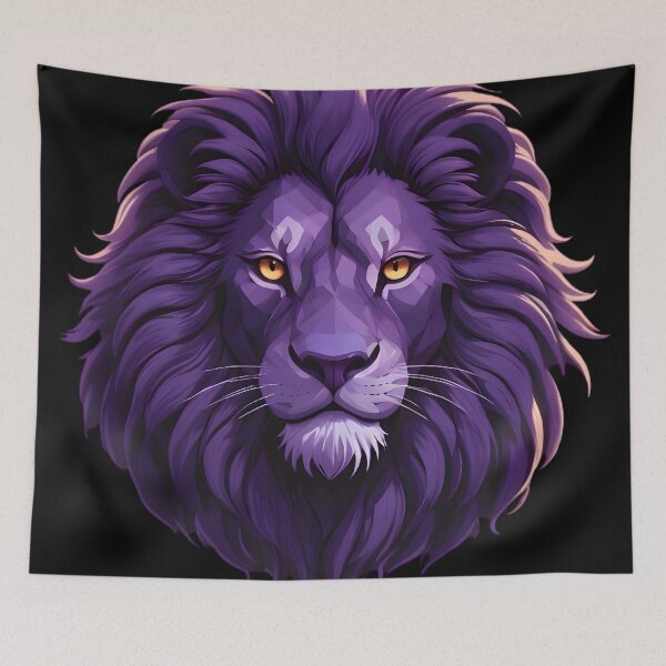 Item preview, Purple Crystal Lion designed and sold by IvernTree.