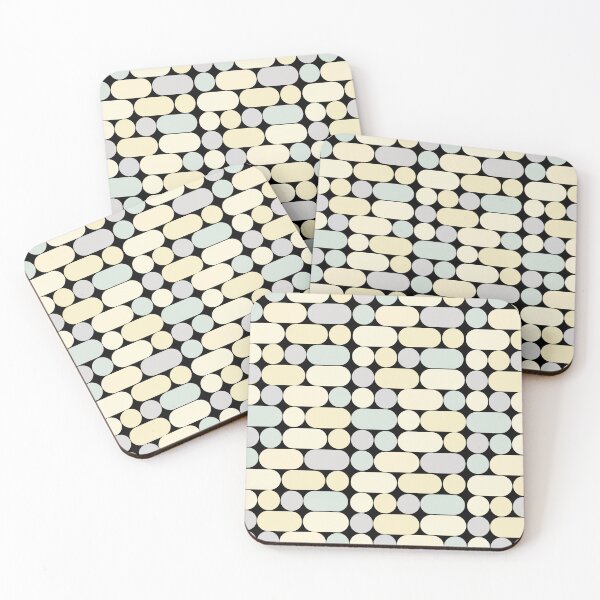 Item preview, Geometric yellow dots and dashes designed and sold by Jack-and-Winnie.