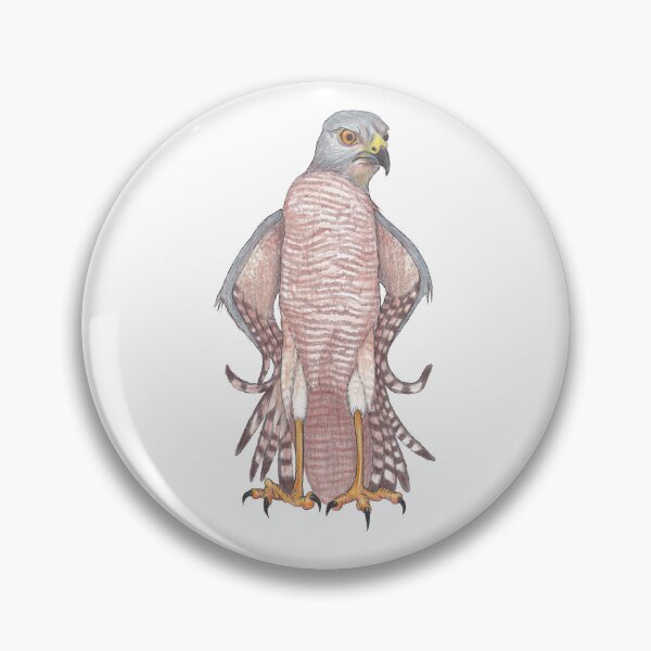 Item preview, Brown Goshawk with an Attitude designed and sold by Hildegunn Hodne.