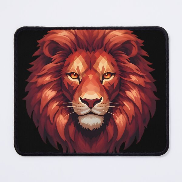 Item preview, Red Crystal Lion designed and sold by IvernTree.