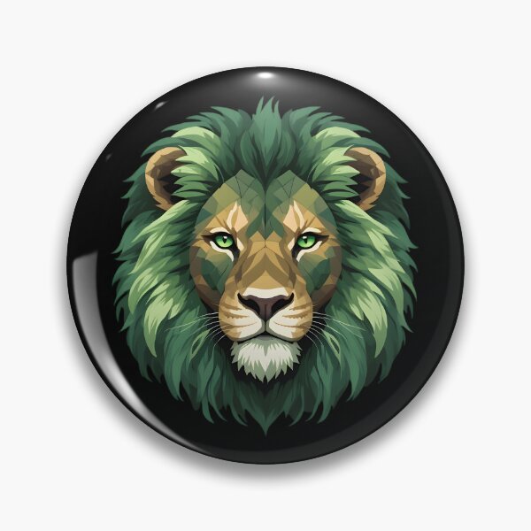 Item preview, Green Crystal Lion designed and sold by IvernTree.