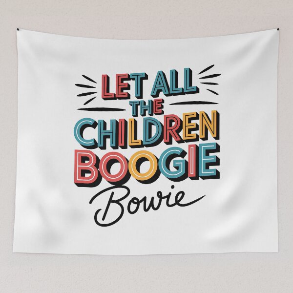 Item preview, David Bowie, Let All The Children Boogie, David Bowie Starman designed and sold by graphic-genie.