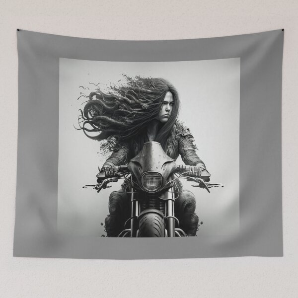 Item preview, Wild Biker Woman designed and sold by ianearthcore.
