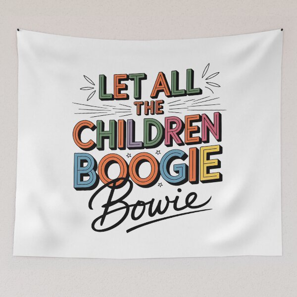 Item preview, David Bowie, Let All The Children Boogie, David Bowie Starman designed and sold by graphic-genie.