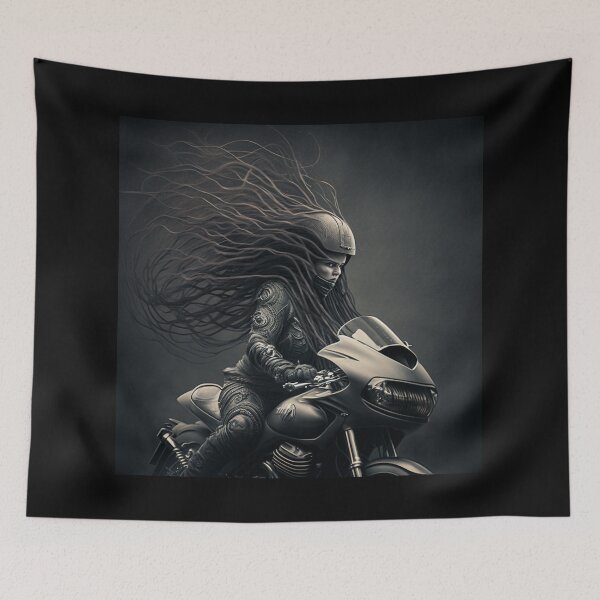 Item preview, Wild Biker Woman 2 designed and sold by ianearthcore.
