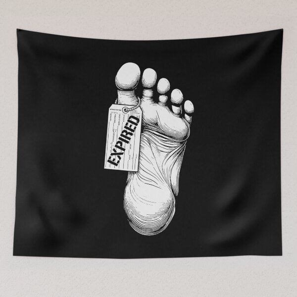 Item preview, Halloween Coroner Funny Toe Tag Dead Body Corpse Expired designed and sold by GrandeDuc.