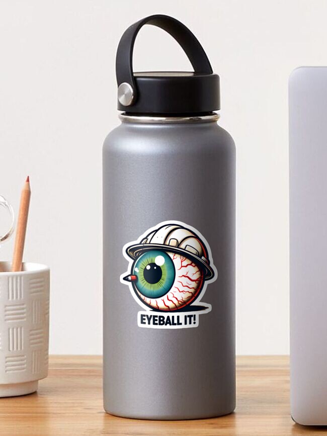 Thumbnail 1 of 3, Sticker, eyeball it designed and sold by PAPK.