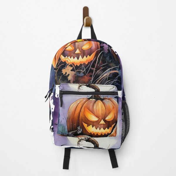 Item preview, Watercolor Spooky Pumpkins, Halloween designed and sold by ArtPixelHaven.