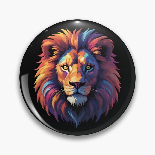 Item preview, Colorful Crystal Lion designed and sold by IvernTree.
