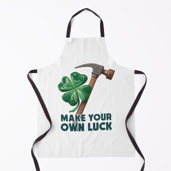 Item preview, Make Your Own Luck Motivational Hammer and Clover Design designed and sold by vk09.